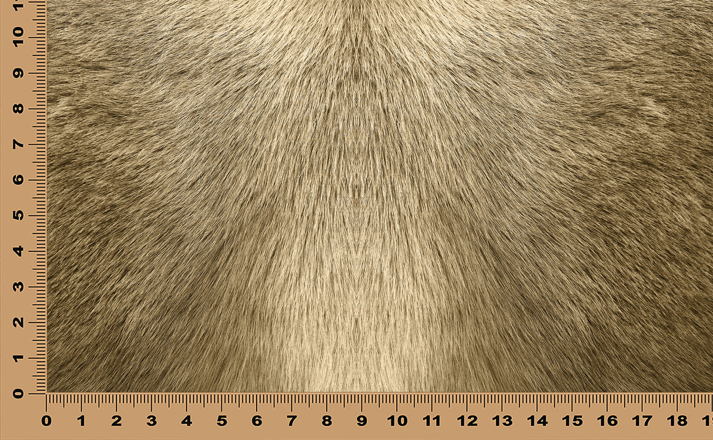 DecoCraft - Textures (Flat) Long Fur - Fawn
