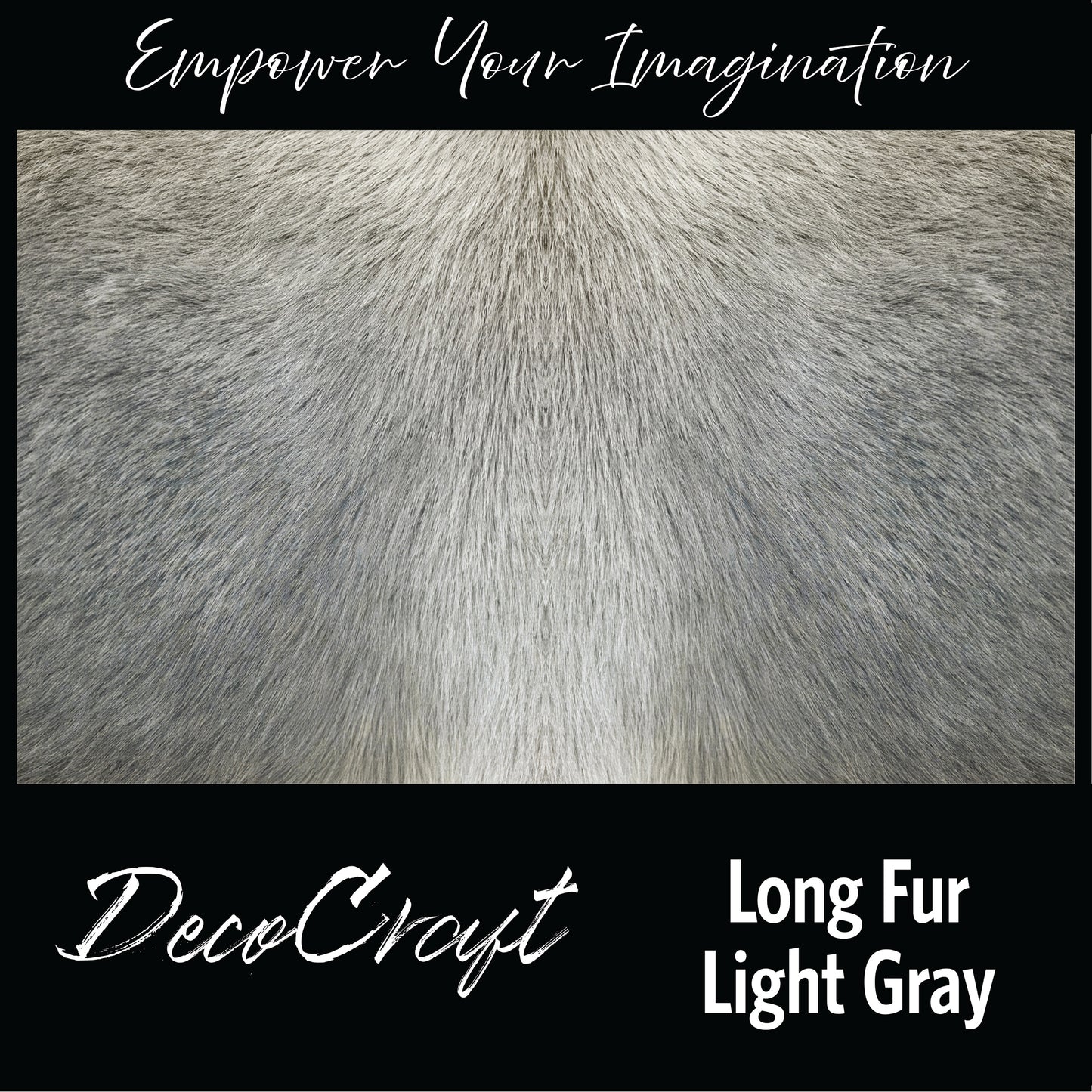 DecoCraft - Textures (Flat) Long Fur - Light Gray
