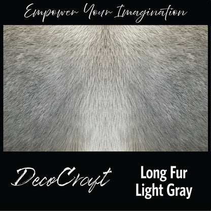 DecoCraft - Textures (Flat) Long Fur - Light Gray