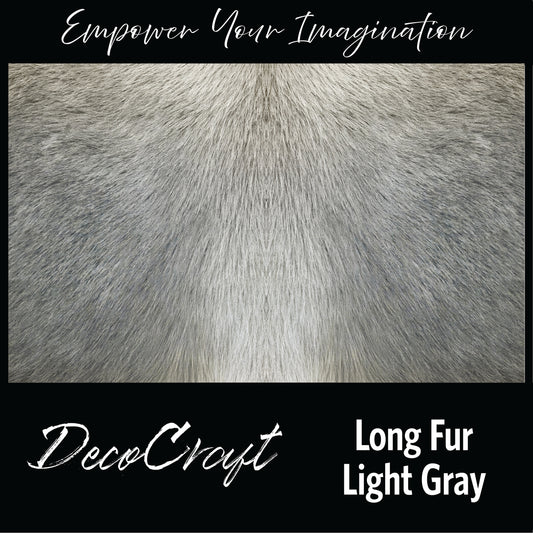 DecoCraft - Textures (Flat) Long Fur - Light Gray