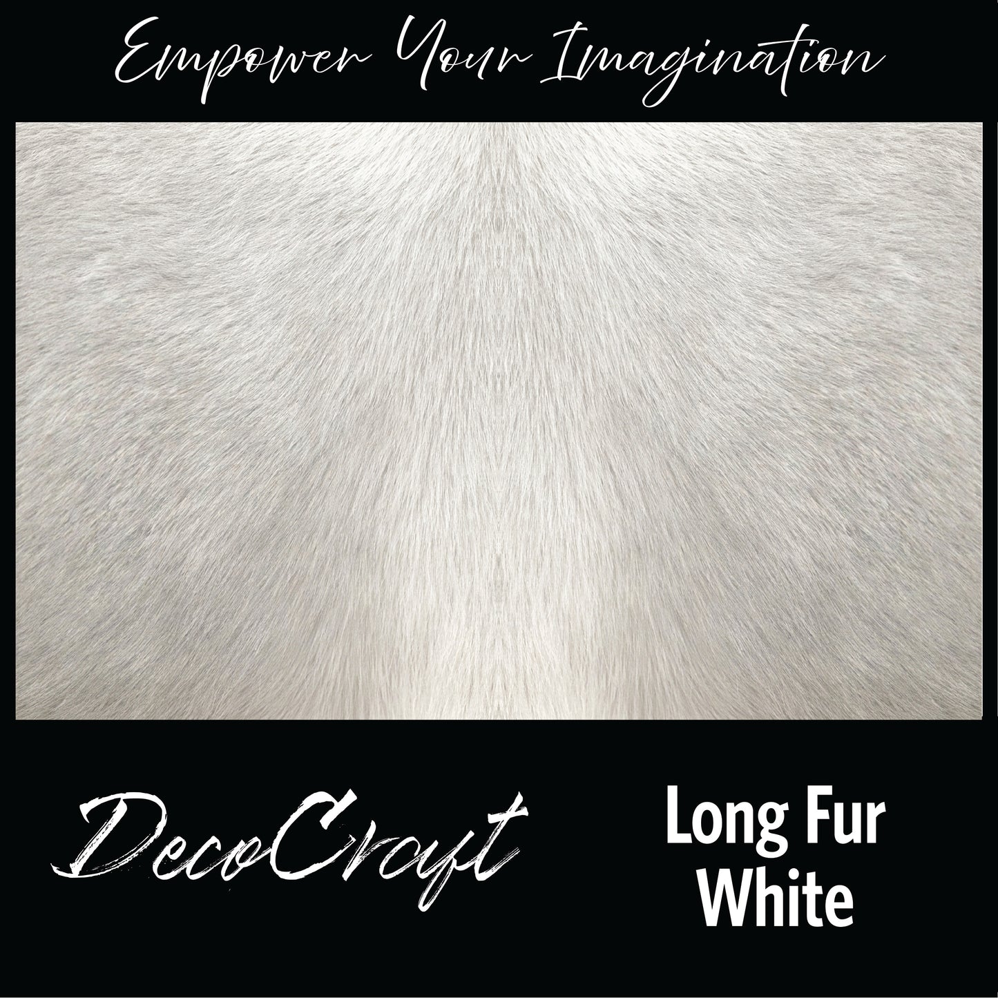 DecoCraft - Textures (Flat) Long Fur - White