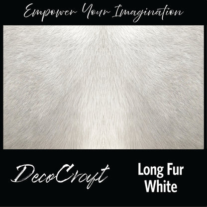 DecoCraft - Textures (Flat) Long Fur - White