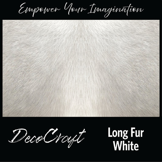 DecoCraft - Textures (Flat) Long Fur - White