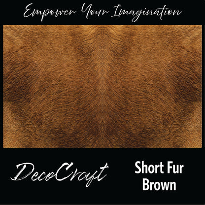 DecoCraft - Textures (Flat) Short Fur - Brown
