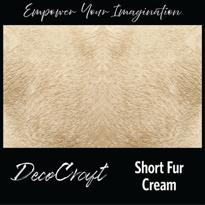 DecoCraft - Textures (Flat) Short Fur - Cream