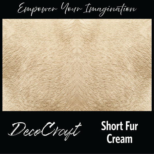 DecoCraft - Textures (Flat) Short Fur - Cream