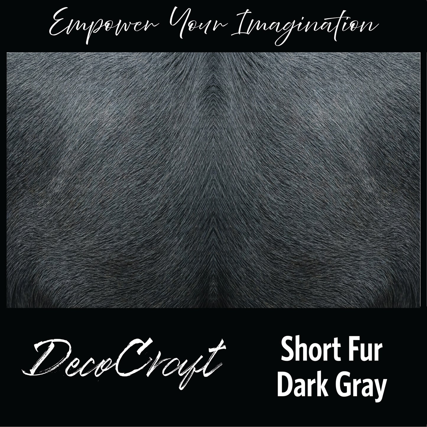 DecoCraft - Textures (Flat) Short Fur - Dark Gray