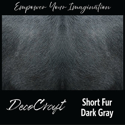 DecoCraft - Textures (Flat) Short Fur - Dark Gray