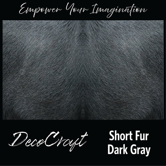 DecoCraft - Textures (Flat) Short Fur - Dark Gray
