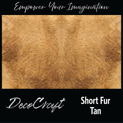 DecoCraft - Textures (Flat) Short Fur - Tan