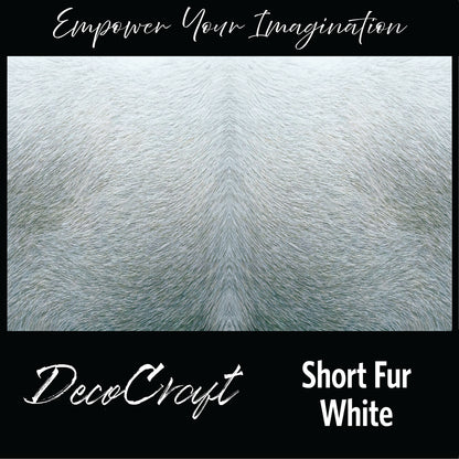 DecoCraft - Textures (Flat) Short Fur - White
