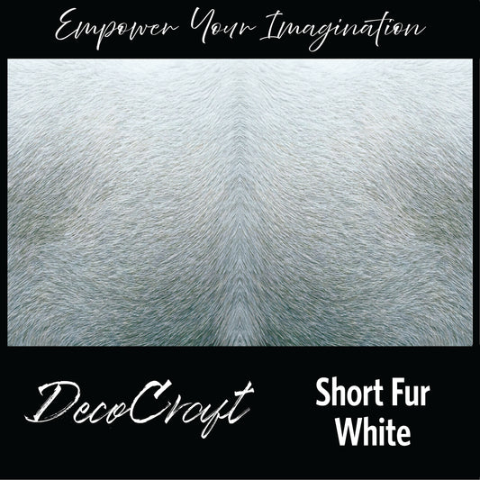 DecoCraft - Textures (Flat) Short Fur - White