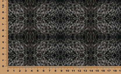 DecoCraft - Textures (Flat) Speckled Fur - Black & Gray