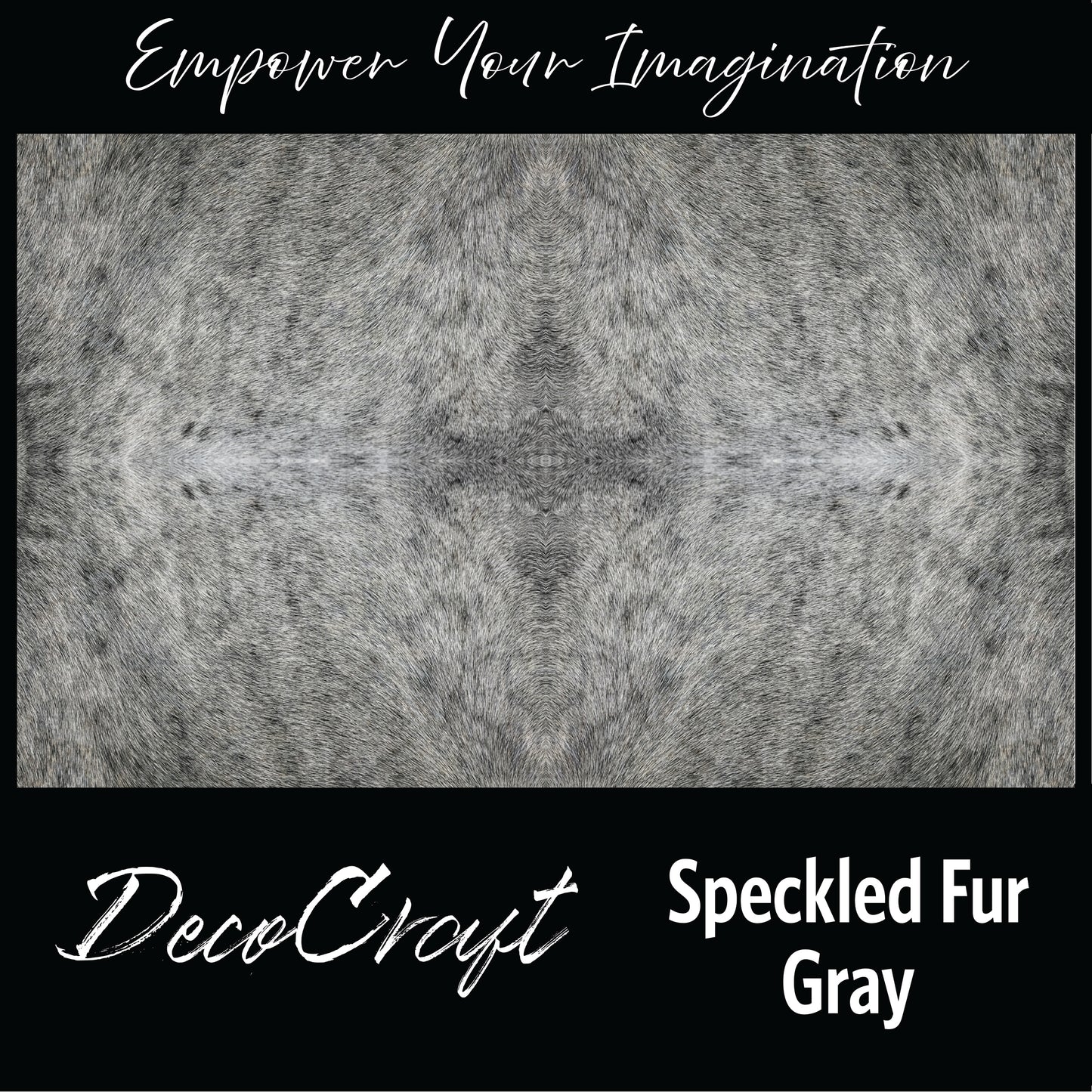 DecoCraft - Textures (Flat) Speckled Fur - Gray