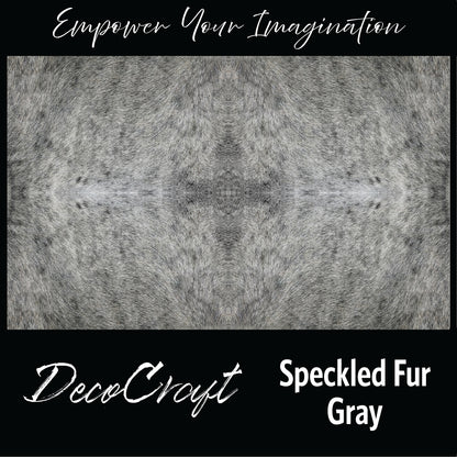 DecoCraft - Textures (Flat) Speckled Fur - Gray
