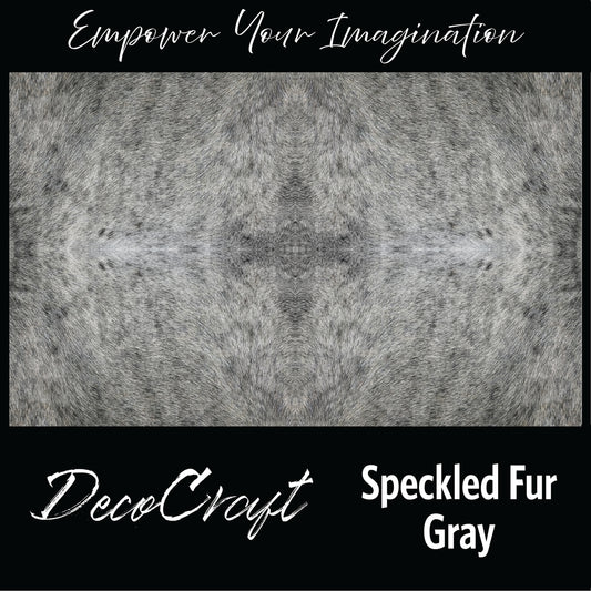 DecoCraft - Textures (Flat) Speckled Fur - Gray