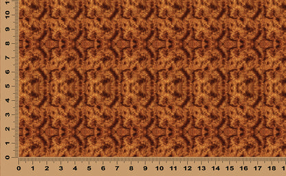 DecoCraft - Textures (Flat) Wavy Fur - Chestnut