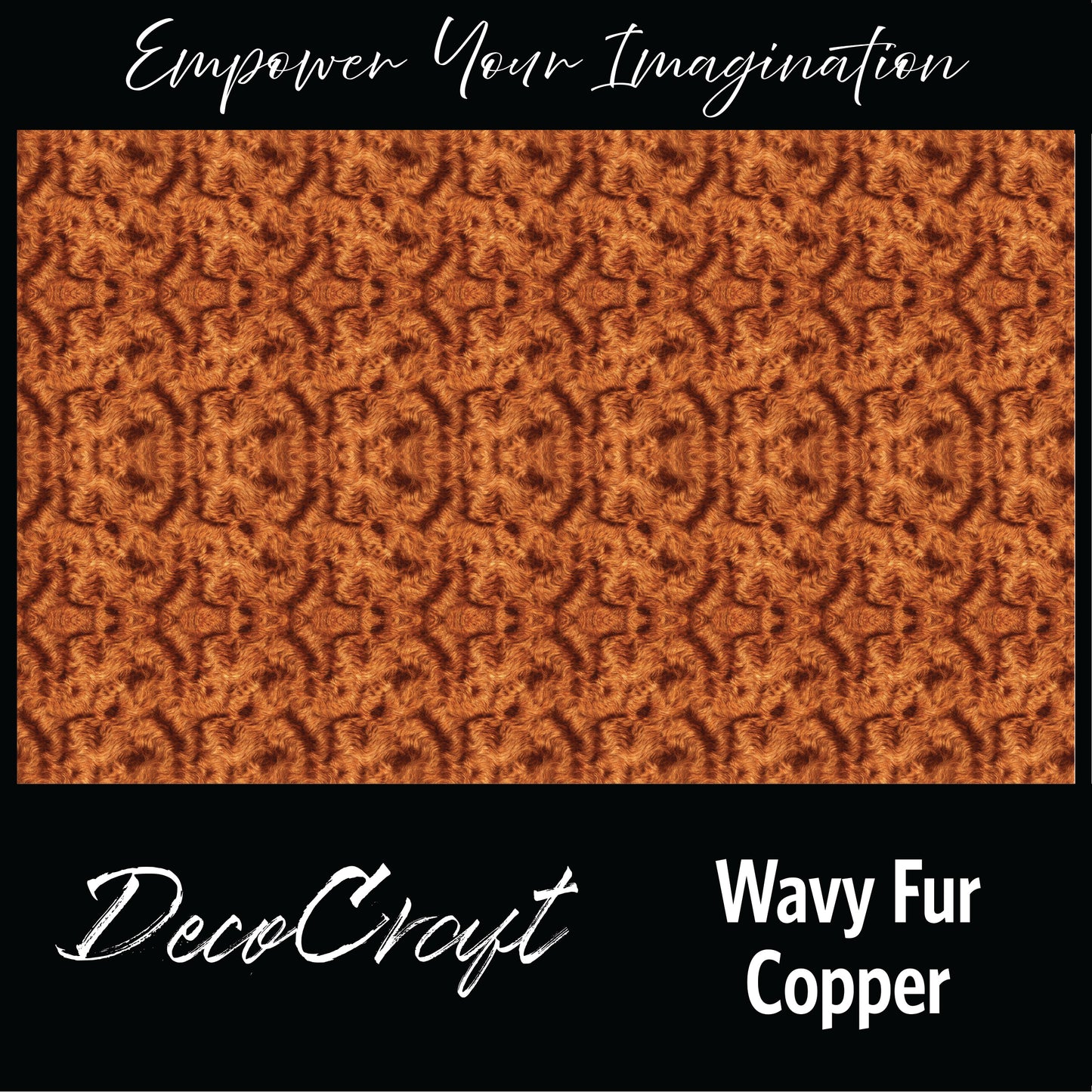 DecoCraft - Textures (Flat) Wavy Fur - Copper