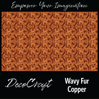 DecoCraft - Textures (Flat) Wavy Fur - Copper