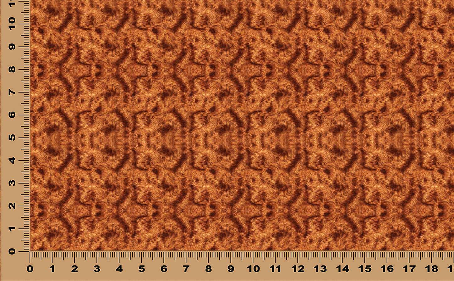 DecoCraft - Textures (Flat) Wavy Fur - Copper