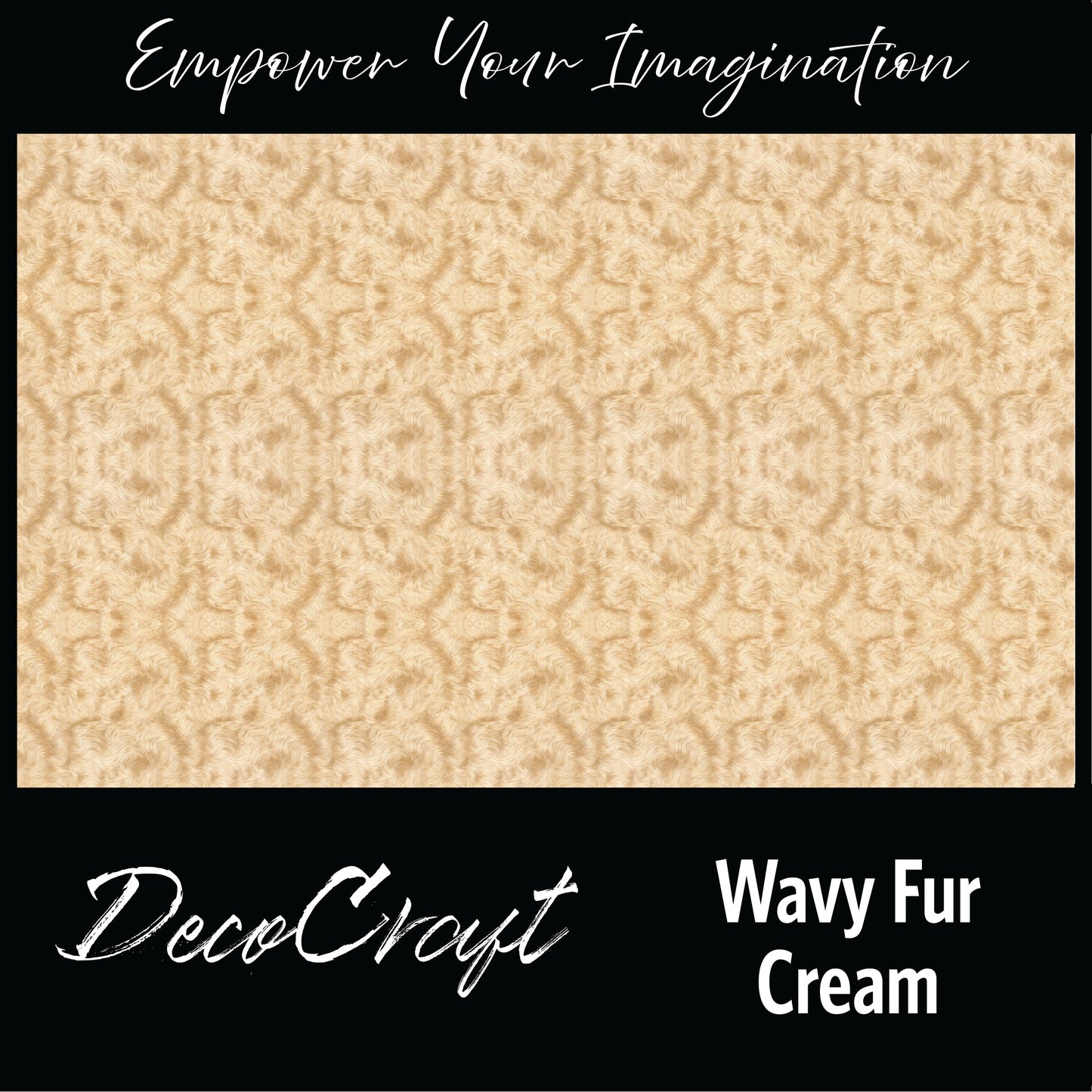 DecoCraft - Textures (Flat) Wavy Fur - Cream