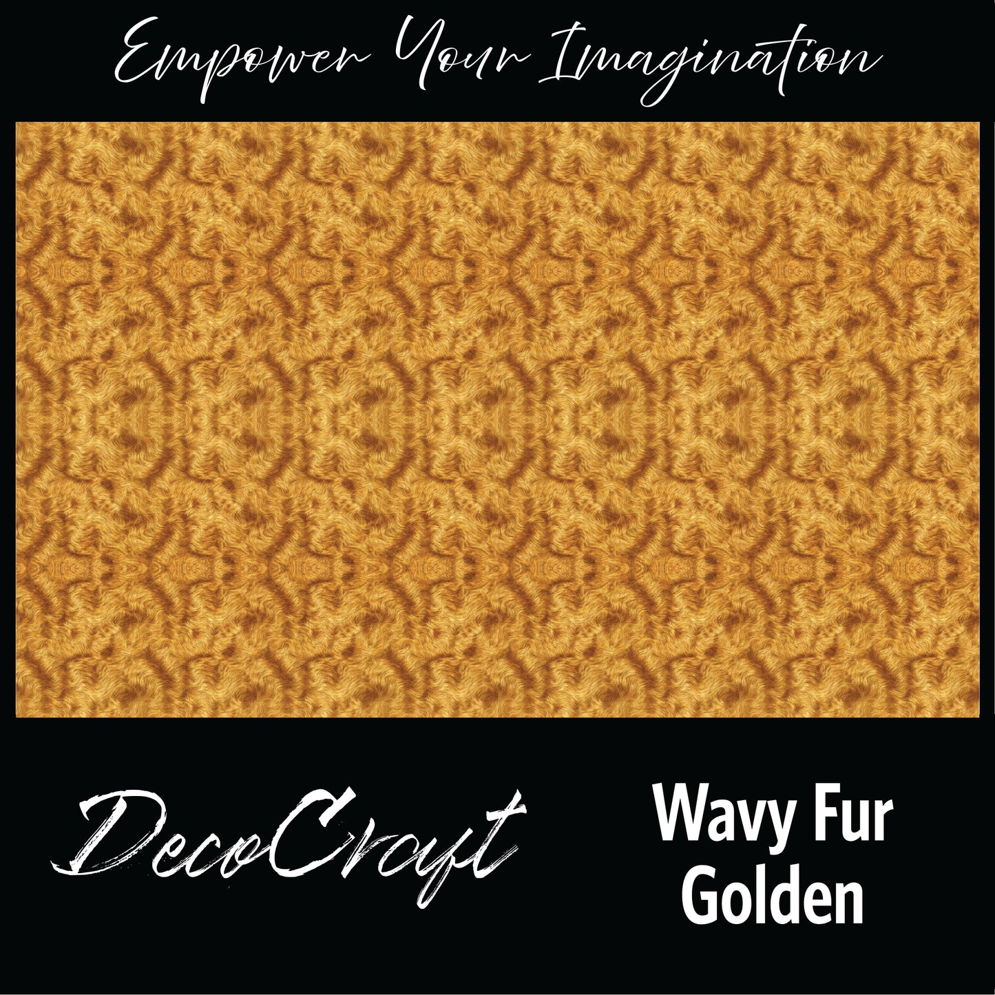 DecoCraft - Textures (Flat) Wavy Fur - Golden