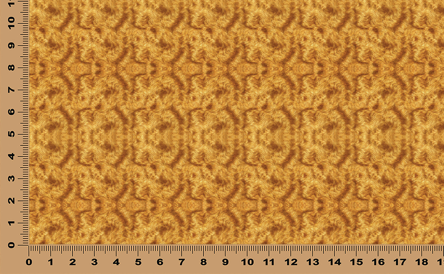 DecoCraft - Textures (Flat) Wavy Fur - Golden