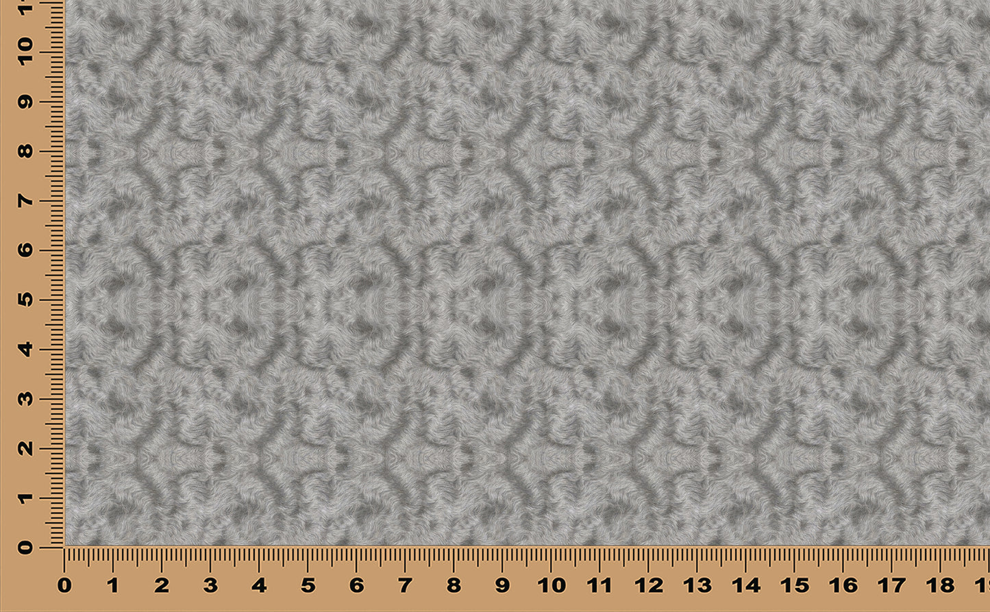 DecoCraft - Textures (Flat) Wavy Fur - Gray