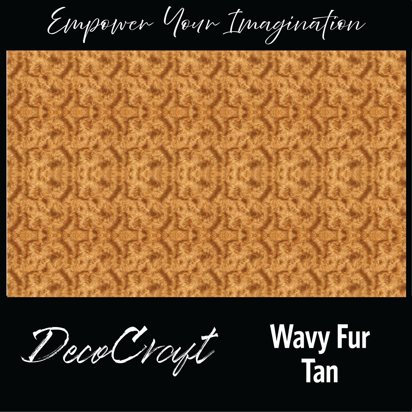 DecoCraft - Textures (Flat) Wavy Fur - Tan