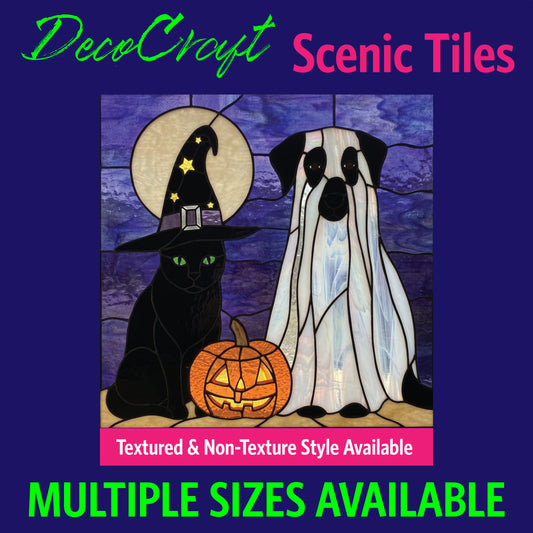 DecoCraft - Scenic Elevated Texture Tiles - Pets - Midnight Magic
