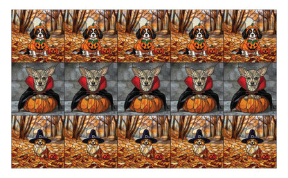 DecoCraft - Scenic Elevated Texture Tiles - Dogs - Costumed Canines