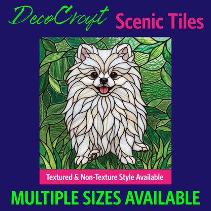 DecoCraft - Scenic Elevated Texture Tiles - Dogs - Fluffy Paws