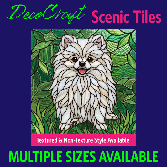 DecoCraft - Scenic Elevated Texture Tiles - Dogs - Fluffy Paws