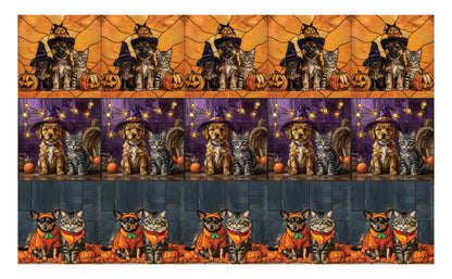 DecoCraft - Scenic Elevated Texture Tiles - Pets - Halloween Besties