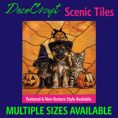 DecoCraft - Scenic Elevated Texture Tiles - Pets - Pawsome Pals