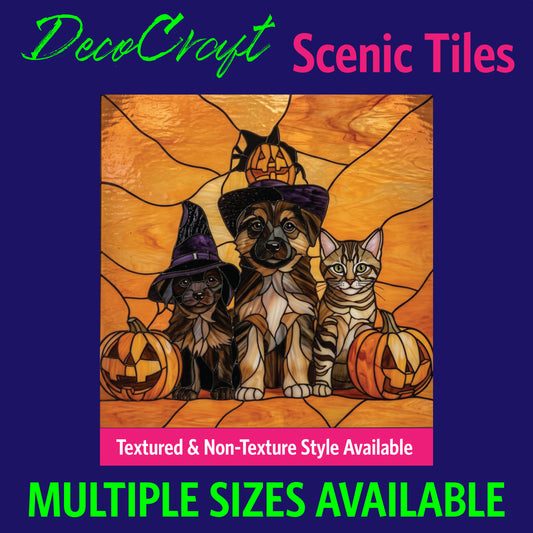 DecoCraft - Scenic Elevated Texture Tiles - Pets - Pawsome Pals