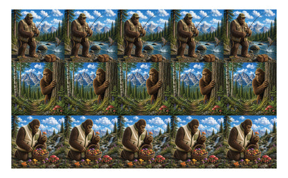 DecoCraft - Studio 1375 - Scenic Tiles Series - Backcountry Bigfoot Assortment