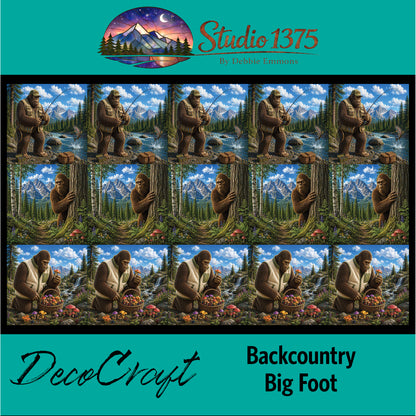 DecoCraft - Studio 1375 - Scenic Tiles Series - Backcountry Bigfoot Assortment