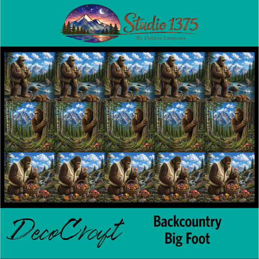 DecoCraft - Studio 1375 - Scenic Tiles Series - Backcountry Bigfoot Assortment