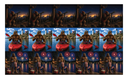 DecoCraft - Studio 1375 - Scenic Tiles Series - Sasquatch Adventures Assortment