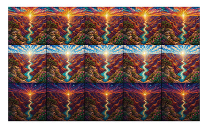 DecoCraft - Studio 1375 - Scenic Elevated Texture Tiles - Cannonlight Progression Assortment