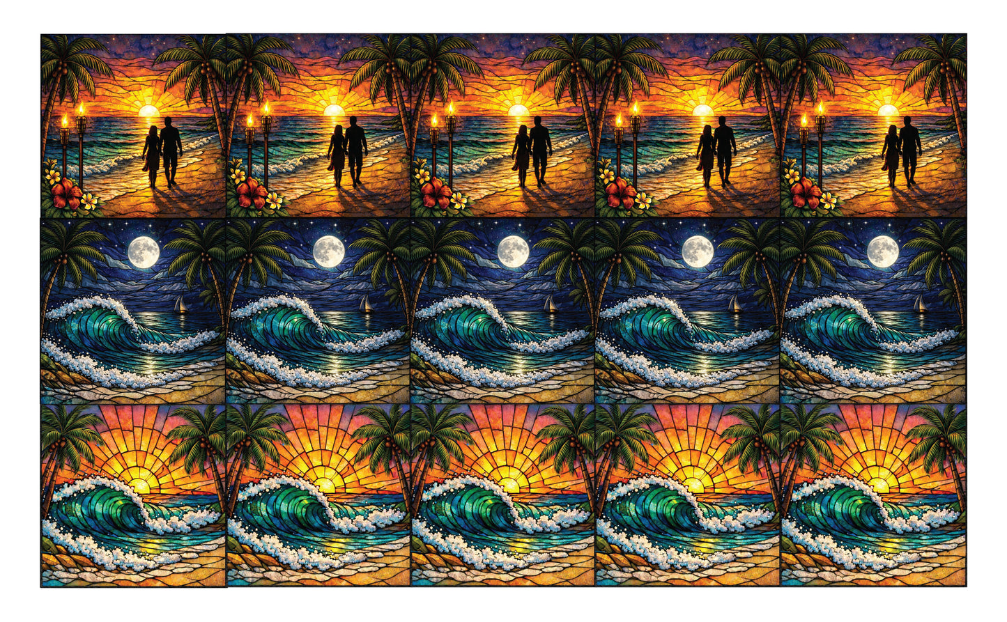 DecoCraft - Studio 1375 - Scenic Elevated Texture Tiles - Costal Light Assortment