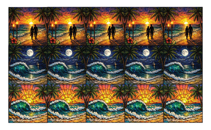 DecoCraft - Studio 1375 - Scenic Elevated Texture Tiles - Costal Light Assortment