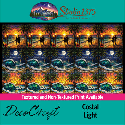 DecoCraft - Studio 1375 - Scenic Elevated Texture Tiles - Costal Light Assortment