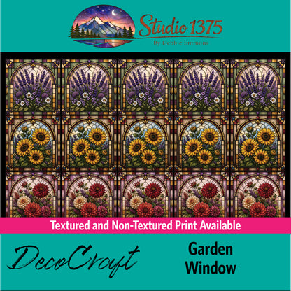 DecoCraft - Studio 1375 - Scenic Elevated Texture Tiles - Garden Window Assortment