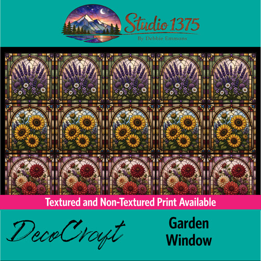 DecoCraft - Studio 1375 - Scenic Elevated Texture Tiles - Garden Window Assortment
