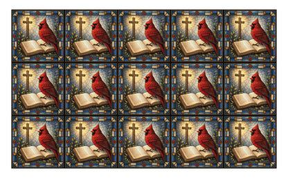 DecoCraft - Studio 1375 - Scenic Tiles Series - Faithful Cardinal