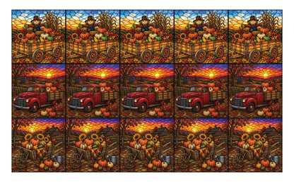 DecoCraft - Studio 1375 - Scenic Elevated Texture Tiles - Autumn Harvest Assortment