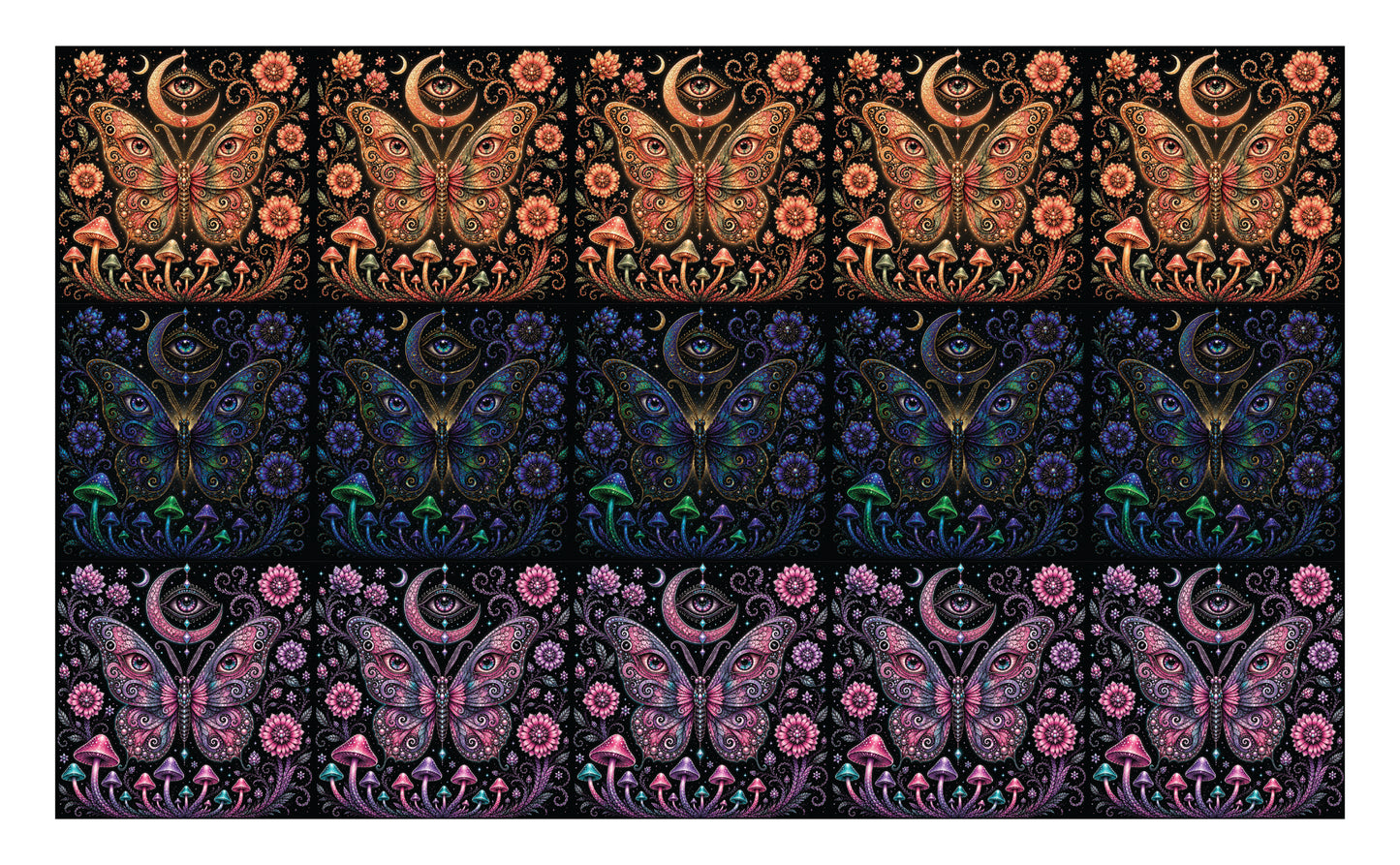 DecoCraft - Studio 1375 - Scenic Tiles Series -Celestial Wings Assortment I
