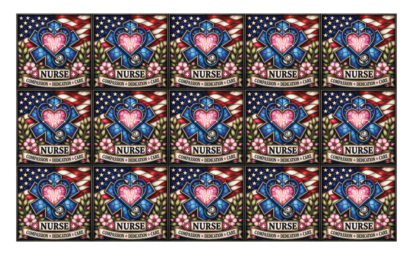 DecoCraft - Studio 1375 - Scenic Tiles Series - Everyday Heroes - Nurse
